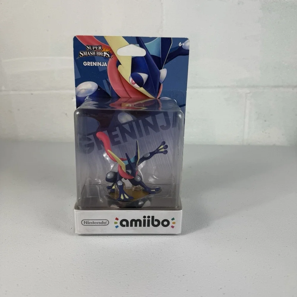 First Print New In Box Super Smash Bros Greninja Amiibo